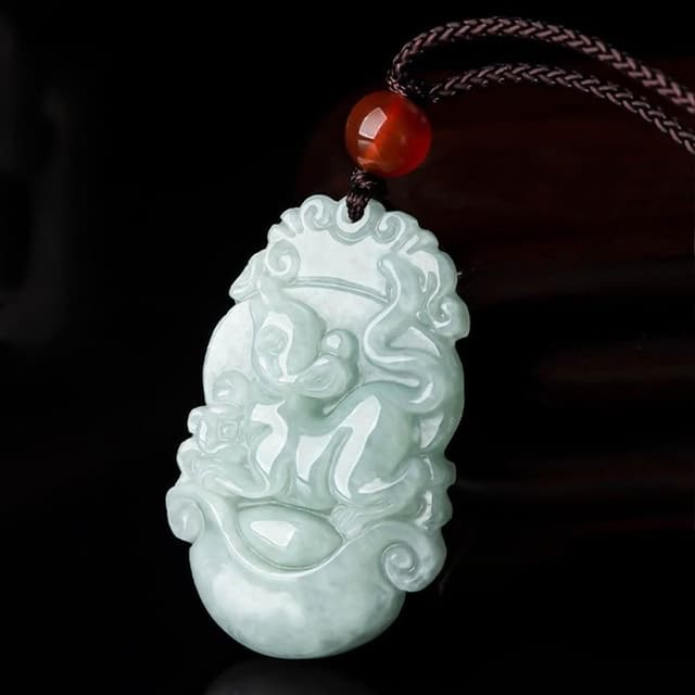 【KEDDY】翡翠項鍊-十二生肖-情侶項鍊-招財納福-保平安-男女同款-小禮物-翡翠-飾品-吊墜-吊飾-玉石項鍊-生日禮物