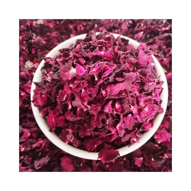 Camelliar 新貨高品質 玫瑰花瓣 平陰玫瑰花瓣食用玫瑰乾花瓣玫瑰花茶 花果茶500G