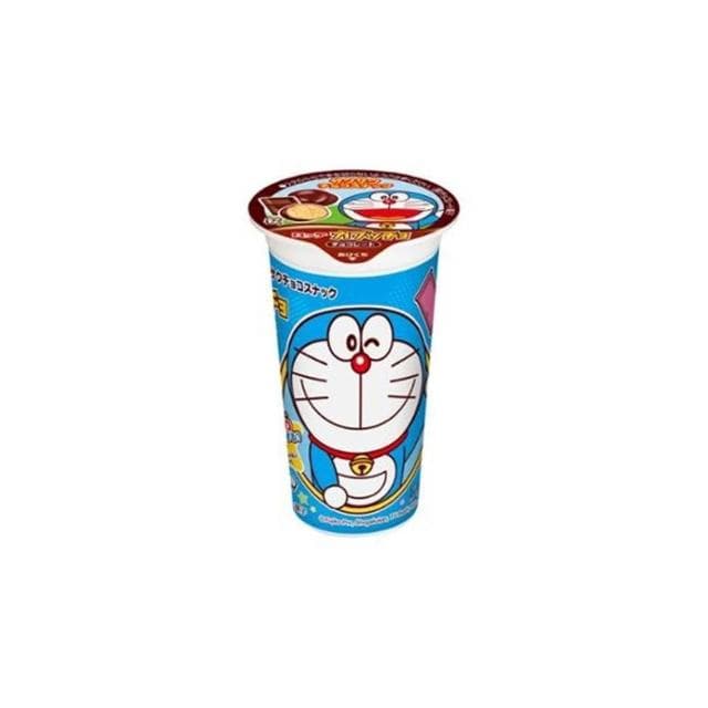 【Lotte 樂天】+爆買日本+(特價) 哆啦A夢 杯裝可可餅乾球 37g 小叮噹 可可球 可可餅乾 道具貼紙