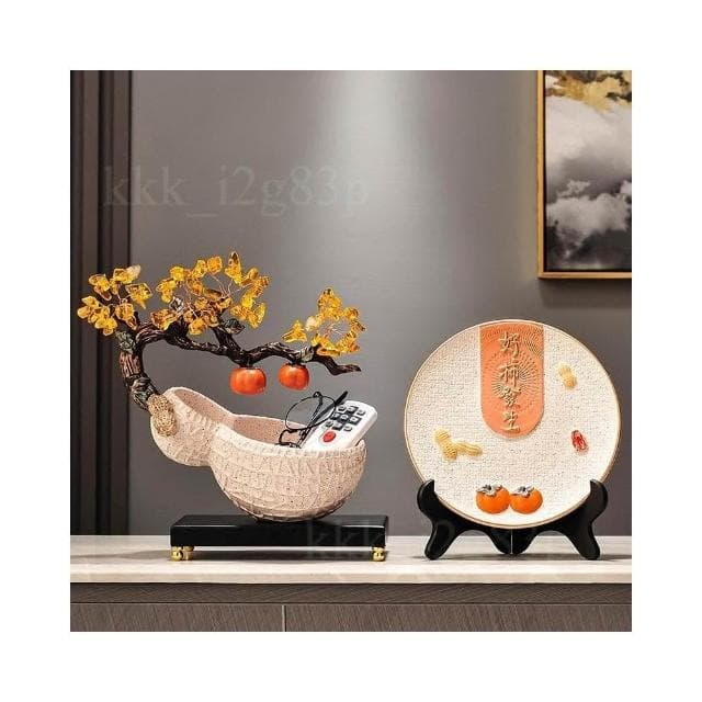 創意鑰匙收納玄關擺件 家居客廳高檔裝飾 好事發生喬遷之喜禮物實用 桌面擺件 客廳擺件 台面裝飾 創意擺件