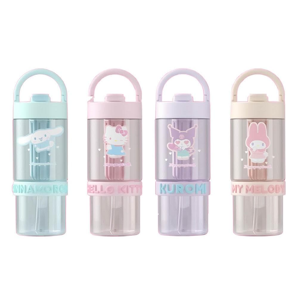 【SANRIO 三麗鷗】知韵雙飲果茶杯 庫洛米 tritan水杯 吸管 tritan 水壺 水杯 茶杯 保溫 保溫杯 禮物 送禮 生日 85#2