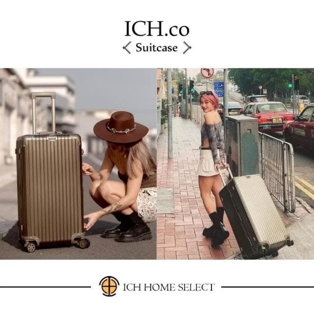 ICH.co實體門市 AI全鋁鎂胖胖箱系列旅行箱鋁框行李箱-登機箱出國旅遊行李袋Suitcase