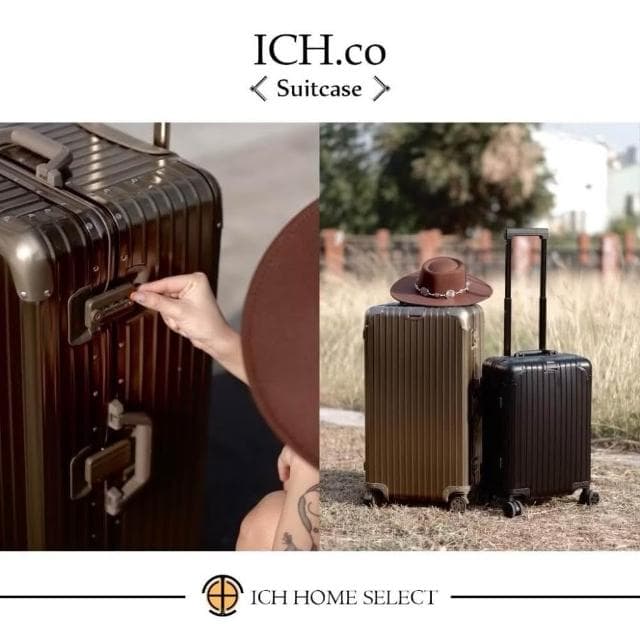 ICH.co實體門市 AI全鋁鎂胖胖箱系列旅行箱鋁框行李箱-登機箱出國旅遊行李袋Suitcase