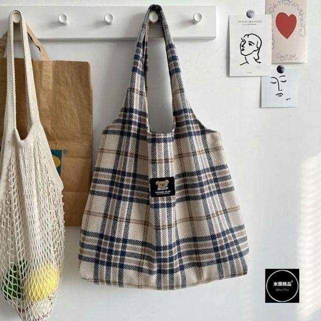 【米蘭精品】情人節禮物 現貨+預購 手提包帆布包肩背包托特包側背包單肩背包休閒隨身女包包-韓風復古百搭休閒3色74jn34
