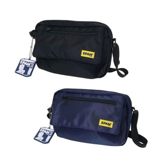 日本直送 佐倉小舖 SPAM 單肩包 黑色 藍色 單肩包 側背包 斜背包 外出包 休閒包 中性 包包 男包 女包 禮物