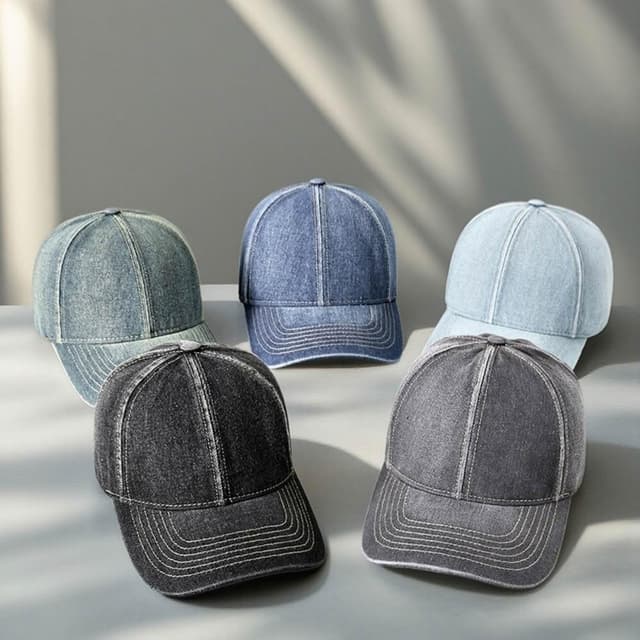 【巴黎精品】紐約精品 父親節禮物 現貨+預購 棒球帽美式做舊鴨舌帽防曬帽老帽(復古水洗牛仔遮陽帽男女帽子5色a1je46)