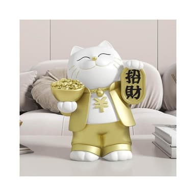 漫生活招財貓擺飾 招財擺件 入厝禮物 客廳裝潢 元寶貓 喬遷之喜禮品 客廳擺飾 開業禮物 開店禮物 交換禮物