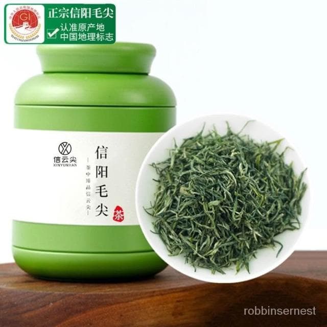 求求TW     【信雲尖】信陽毛尖茶葉綠茶2024新茶雨前嫩芽尖濃香耐泡罐裝散裝