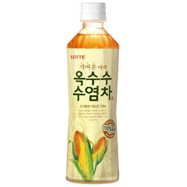 【CHARA 微百貨】韓國 樂天 LOTTE 玉米鬚茶 500ml