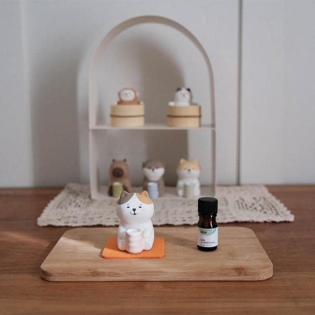 【職日生】DECOLE．動物造型香氛擴香石(香氛擴香石 造型擴香石 陶瓷擴香器 擴香石 薰香石 香氛石 香薰石)