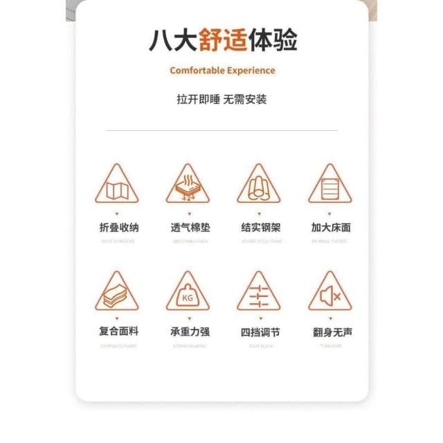 可開發票 折疊床單人床家用陽臺簡易午休床辦公室午睡行軍床多功能便攜躺椅 GGPN