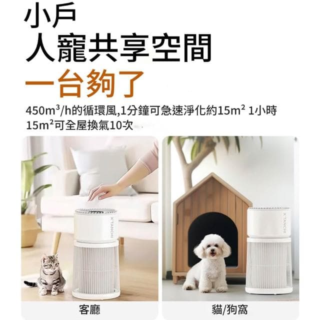 【IPSKY】寵物空氣凈化器（ 全屋吸浮毛 智能除臭 五層過濾 小戶型淨化器 空氣清潔 負離子空氣淨化器 清淨機）