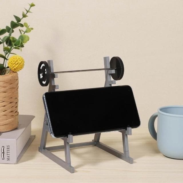 啞鈴架造型筆架 造型筆架 文具 畢業禮物 交換禮物 辦公室用具 健身房槓鈴筆架 書桌擺飾 解壓舉重 辦公室小物 筆支架