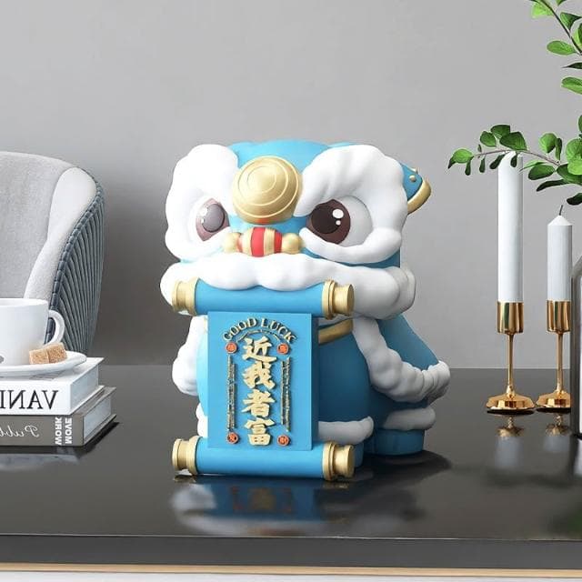 近我者富 招財貓 醒獅招財 舞獅 醒獅 招財裝飾品 招財貓 開運招財貓 一帆風順 生意興隆 八方來財 迎賓 喬遷禮物
