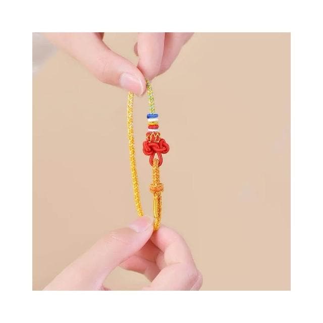 【開運堂】文昌結上岸手鍊小紅繩手工編織 手繩男女款考試考研金榜題名好運禮物