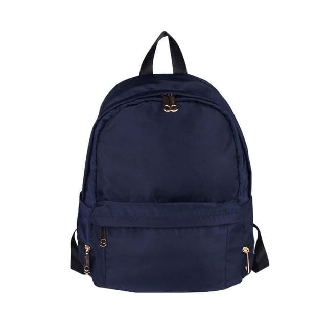 【米蘭精品】現貨+預購 後背包尼龍雙肩包輕便防水大容量簡約女包包母親節情人節生日禮物4色74cr22