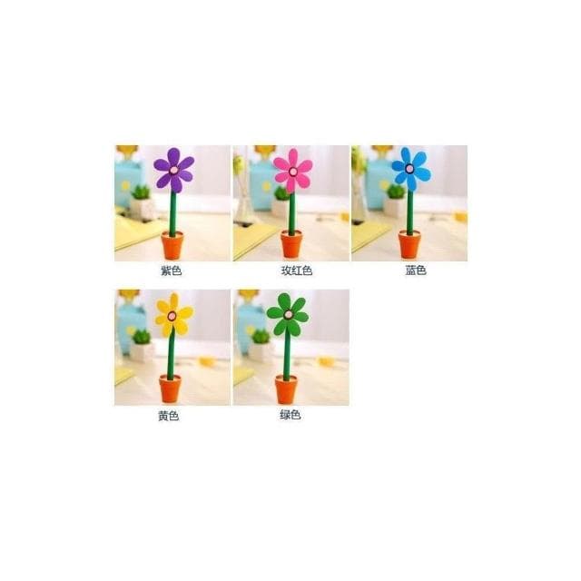 太陽花筆 花盆 可立式筆 可愛 中性筆 造型筆 搞笑趣味 韓風可愛創意 仿真筆 婚禮小物 交換禮物