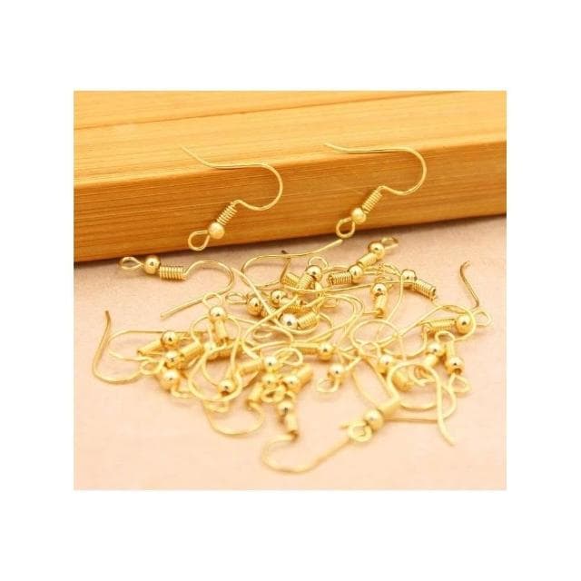 耳勾 一對 耳勾/DIY配件材料/耳環/耳勾手工飾品/鍍925銀帶珠耳鈎/耳鉤/耳鈎/耳針/耳夾/帶珠耳鈎/抗過敏材質