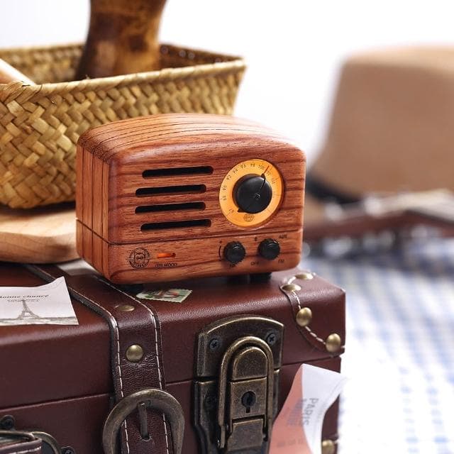 【MUZEN】OTR經典復刻藍牙音響收音機-經典版 胡桃木/玫瑰木(不含原廠保護皮套 提背帶 情人節禮物)