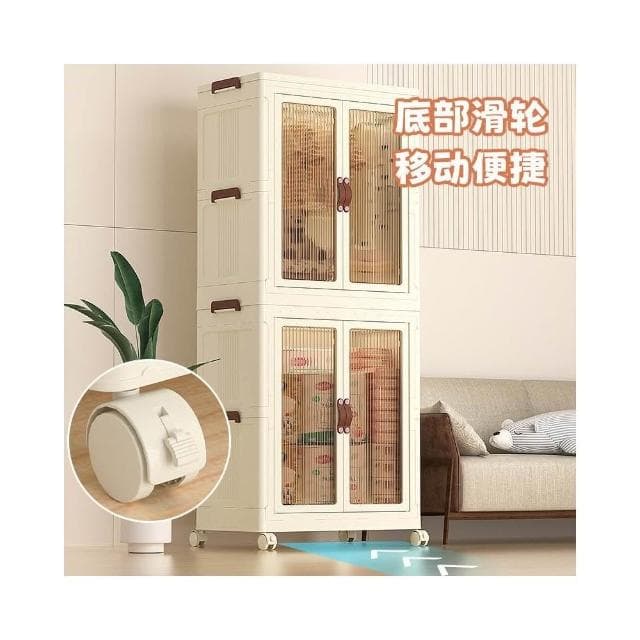 免安裝寶寶衣櫃兒童衣服整理箱嬰兒小衣櫥塑膠家用零食收納儲物櫃