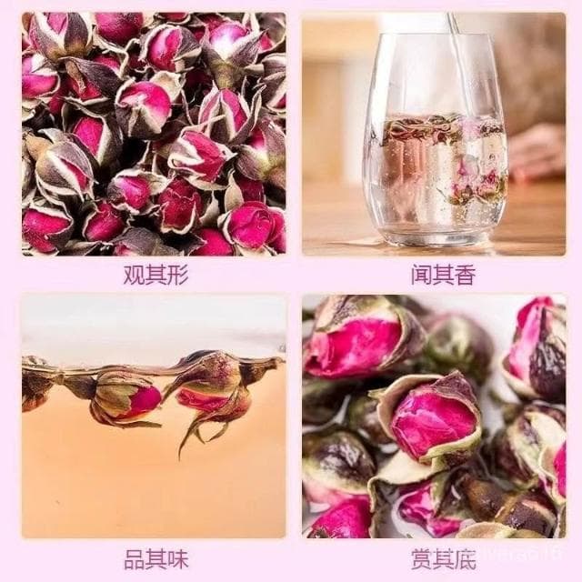 特級雲南金邊玫瑰乾花玫瑰花茶可食用女生茶泡水