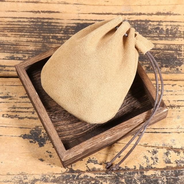 【巴黎精品】紐約精品 父親節禮物 現貨+預購 真牛皮零錢包真皮錢包短夾卡夾隨身手拿包-復古抽繩多功能男女包包3色a1js33