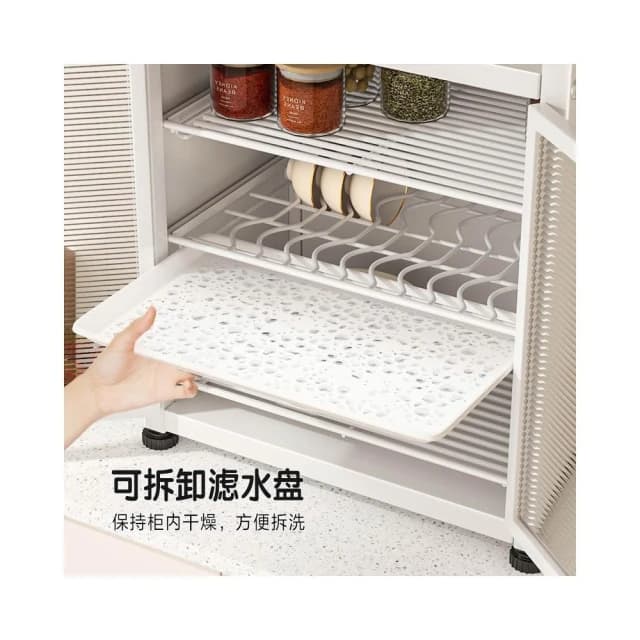 下殺價 碗碟收納櫃 多功能碗碟架 密封防塵碗筷餐具收納盒 碗盤箱 廚房置物櫃 碗盤瀝水架 放碗櫃置物架 盤子收納架 碗籃