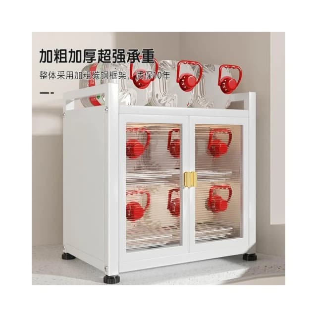 下殺價 碗碟收納櫃 多功能碗碟架 密封防塵碗筷餐具收納盒 碗盤箱 廚房置物櫃 碗盤瀝水架 放碗櫃置物架 盤子收納架 碗籃