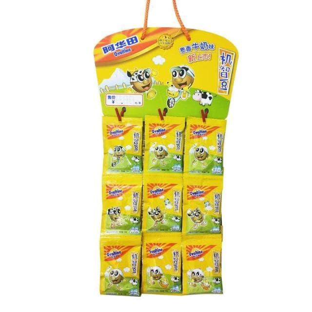  💖 阿華田機智豆濃香可可味7.5g袋麥芽牛奶糖果零食混裝阿華田可可豆