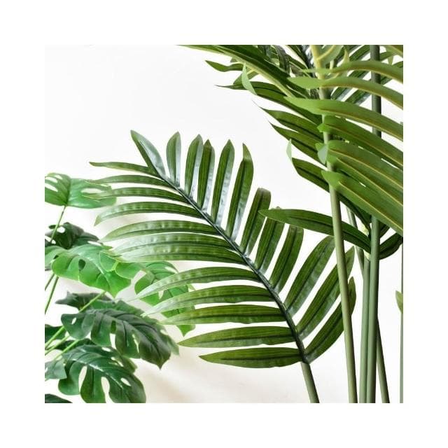 仿真綠植高級感散尾葵植物盆栽家居客廳裝飾擺件落地室內假樹綠植