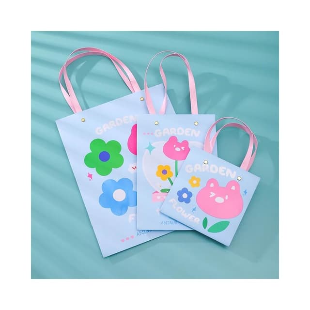 【德德小品集】奇妙花園 可愛 玩偶紙袋 包裝紙袋 環保 糖果袋 餅乾袋 ins 飾品 禮物