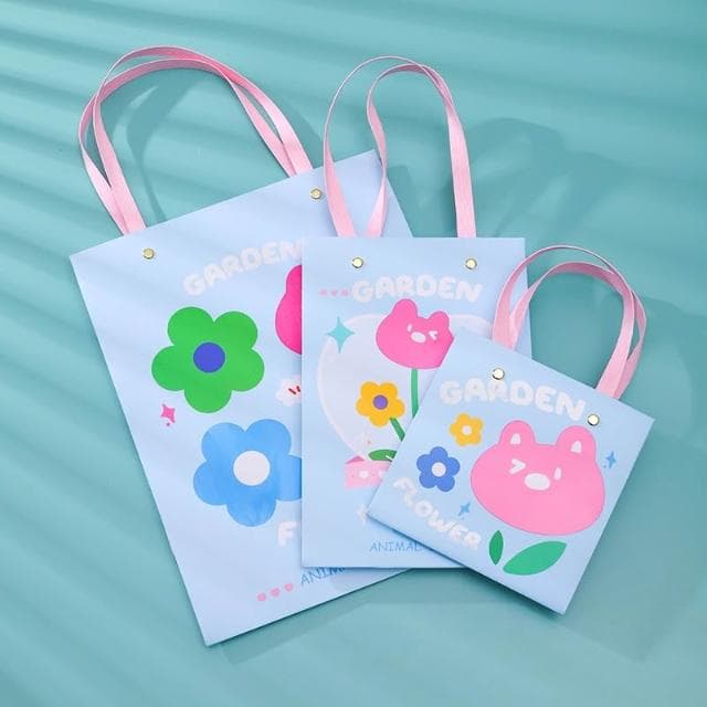 【德德小品集】奇妙花園 可愛 玩偶紙袋 包裝紙袋 環保 糖果袋 餅乾袋 ins 飾品 禮物