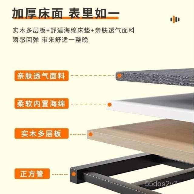 折疊床單人家用醫院簡易陪護神器辦公室午休小床出租屋成人折疊床