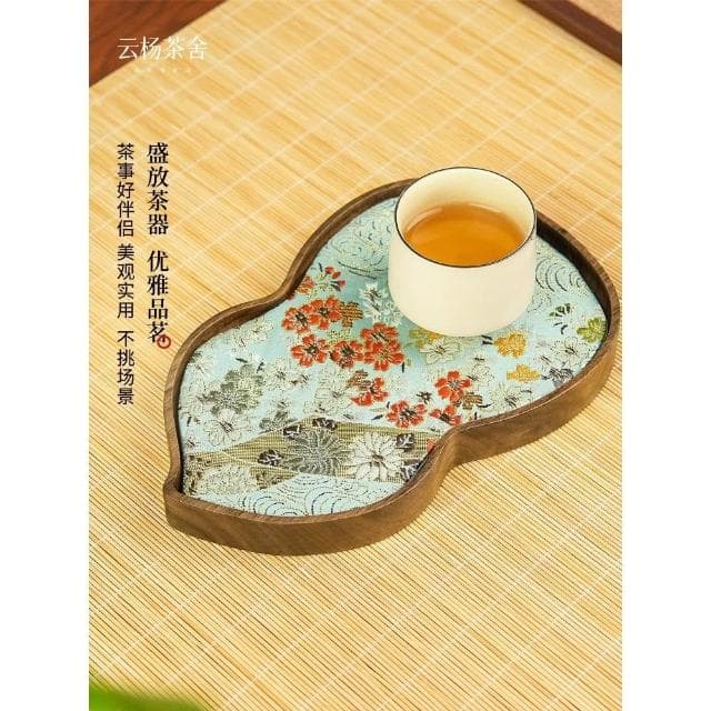 黑胡桃木福多多幹泡臺 實木小型茶臺葫蘆茶盤功夫茶具辦公室家用