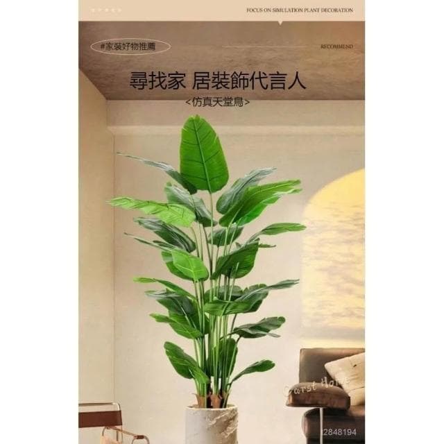部分現貨🔥仿真綠植 高端輕奢仿生花客廳大型室內盆栽 擺件裝飾樹假植物 仿真植物 假植物 假植物裝飾擺件 假盆