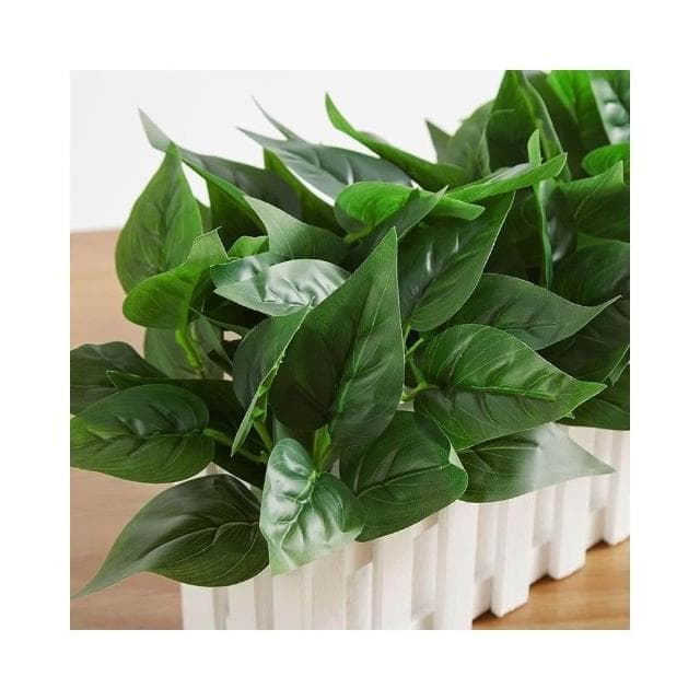 🔥裝飾人造盆栽 綠蘿 尤加利假花盆栽 棚欄裝飾  仿真植物仿真假花假綠植物假花擺件客廳窗臺裝飾假綠蘿盆栽店鋪室內