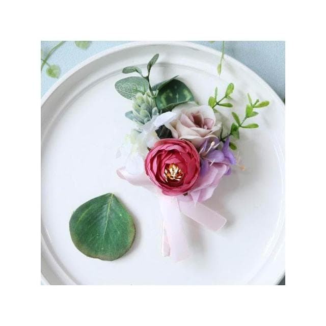 胸花 結婚胸花 手腕花 婚禮手腕花 婚禮胸花 婚禮用胸花 嘉賓胸花 假花
