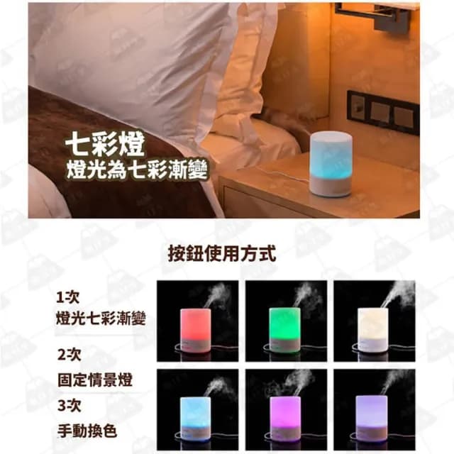 職日生125ml香氛機－贈精油(薰香機 水氧機 精油機 香薰機 精油噴霧器 擴香機 生日禮物 畢業禮物)