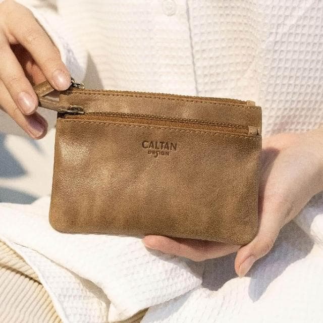 CALTAN DESIGN | 真皮兩層零錢包 075073 五色(真皮 零錢包 禮物 送禮)