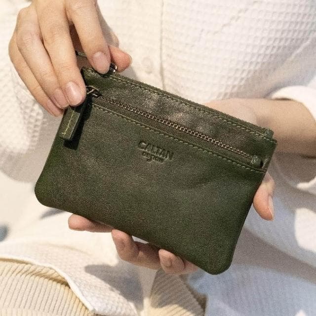 CALTAN DESIGN | 真皮兩層零錢包 075073 五色(真皮 零錢包 禮物 送禮)