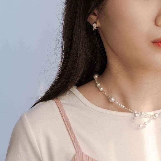 【Queenshop】QUEENSHOP_ S 女裝 正韓 層次圓圈環繞C型圈圈耳環 現+預 07030930