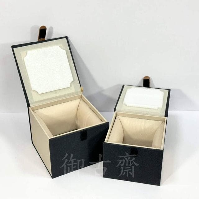 【御古齋】皮扣錦盒 方形盒 收納盒 收藏盒 禮盒 茶壺茶具 瓷器 玉石水晶 珍藏盒 防撞防壓 內裡軟墊 0624