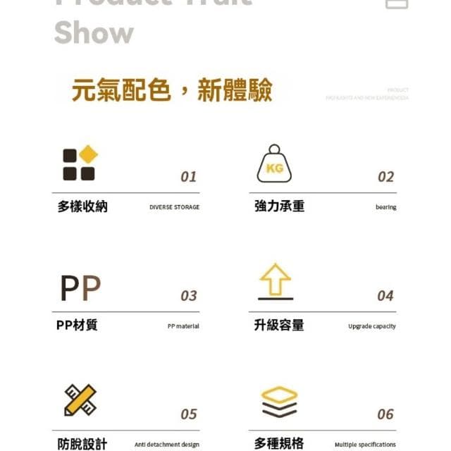 家用寶寶衣櫃 嬰兒衣服雜物儲物櫃 收納櫃抽屜式 置物櫃 五鬥櫃 床頭櫃 加厚加高衣櫥 40cm奶油黑白色