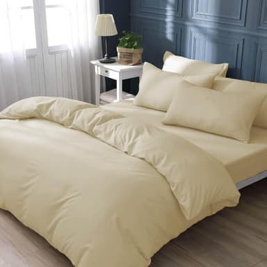 【Andy Bedding 安迪寢具】精梳棉60支床包組 三件式床包組 床單 被套 兩用被 枕套 純棉床包組 單人床包 雙人床包 台灣製