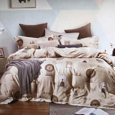 【Andy Bedding 安迪寢具】頂級100%萊賽爾床包組 雙人床包 單人床包 單人加大 床包四件組 床單 被套 兩用被 床包 枕套