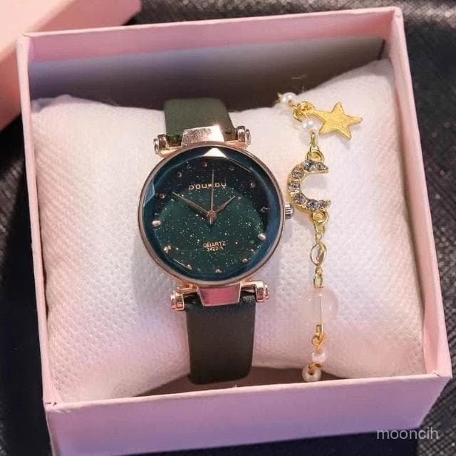 偉偉有道 【店鋪熱銷】手錶女款滿天星空係列學生百搭簡約輕奢小衆網紅2025年新款高級感