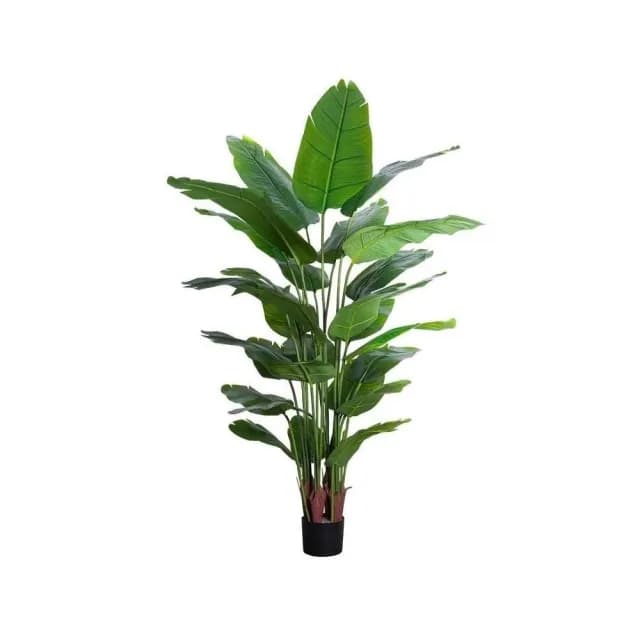熱賣🔥天堂鳥仿真綠植高端輕奢仿生花客廳大型室內盆栽擺件裝飾樹假植物 居傢裝飾 仿真植物 人造樹 假樹 假植物