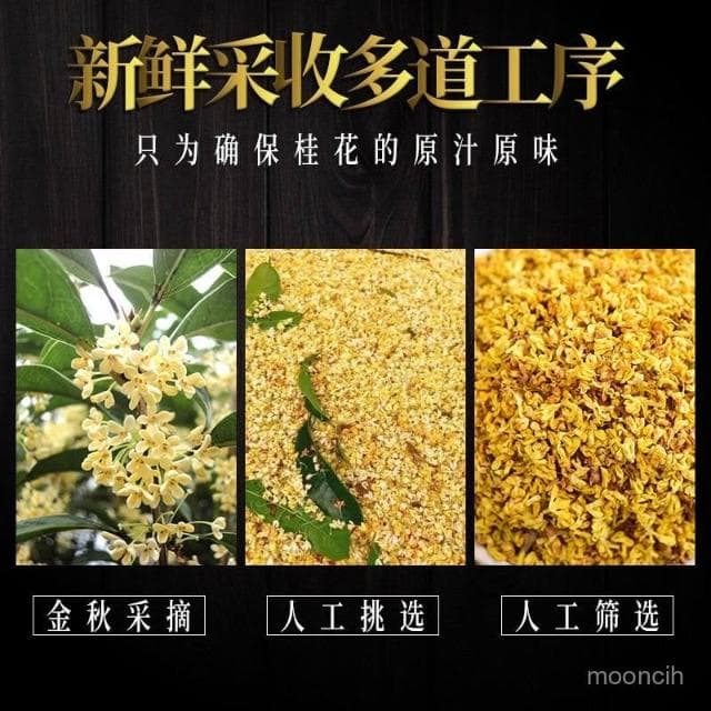 淘甄選好物【濃香桂花茶】正品桂花幹無硫金桂茶葉廣西特産花草茶35g/罐