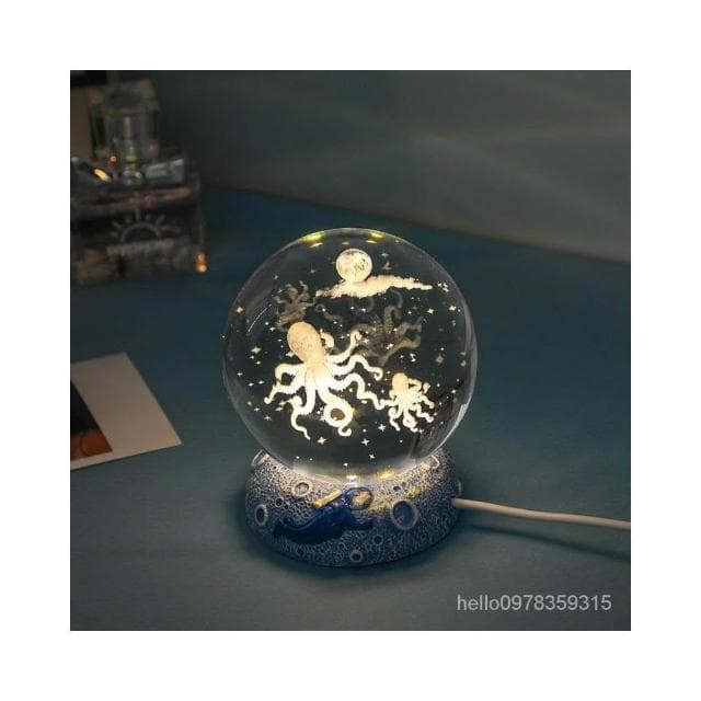 💗台灣熱賣💗聖誕節水晶球小夜燈生日禮物高級感實用女生閨蜜女孩子男朋友畢業禮物水晶球禮物情人節禮物送女朋友閨蜜禮物