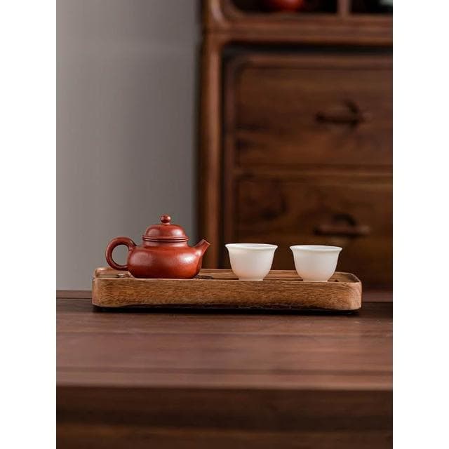 高端茶盤家用實木茶託盤茶具2024新款辦公室用幹泡茶臺茶海胡桃木